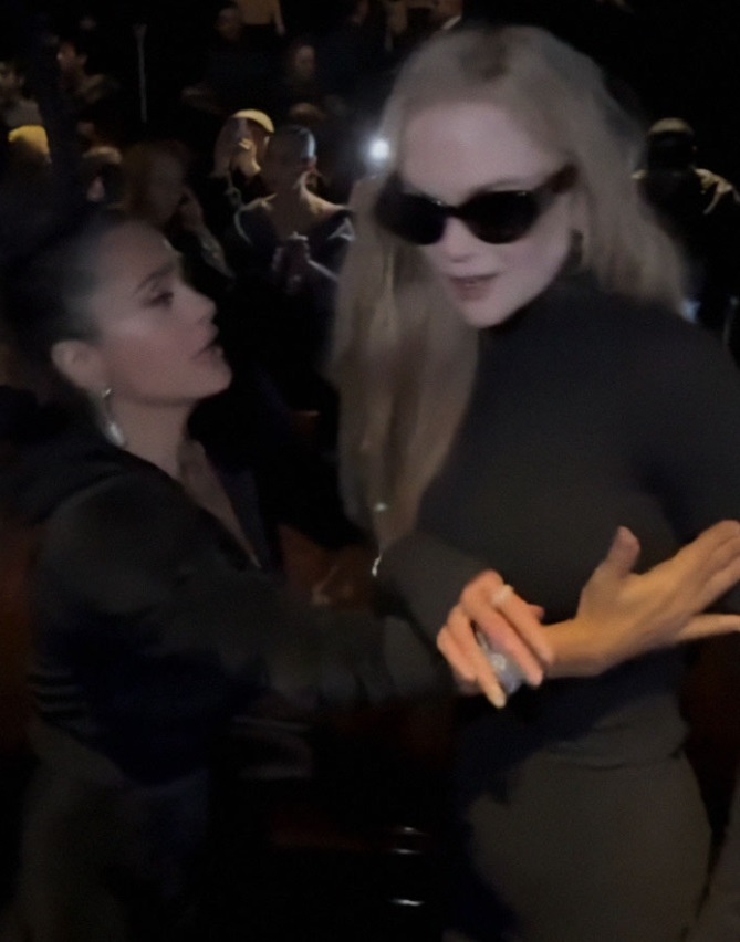 Nicole Kidman Pushes Salma Hayek in Ugly Confrontation on Red Carpet at Balenciaga Fashion Show [WATCH] [Video]