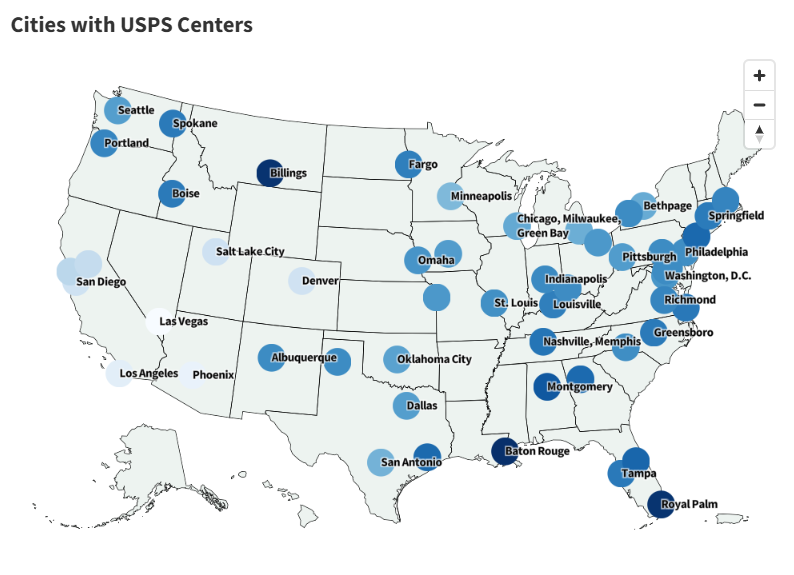 Map Shows Where USPS Wants to Change Mail Delivery Times [Video]