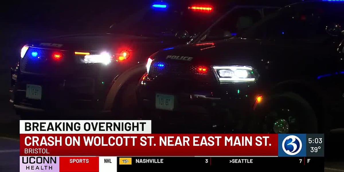 Crash on Wolcott Street in Bristol [Video]