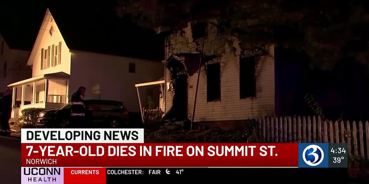 7-year-old girl killed in Norwich fire [Video]