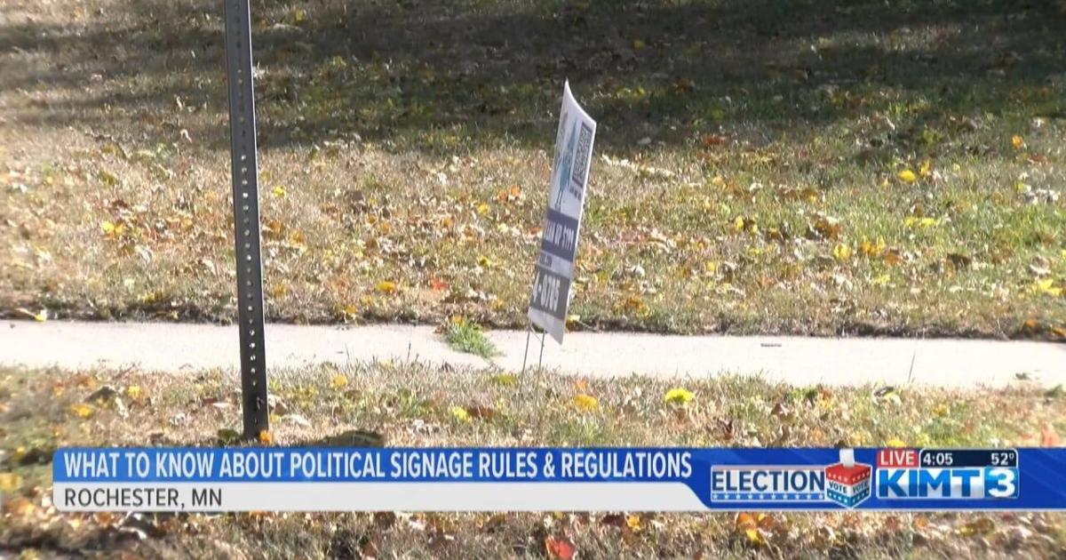 City of Rochester says there’s a way to place yard signs legally. | News [Video]