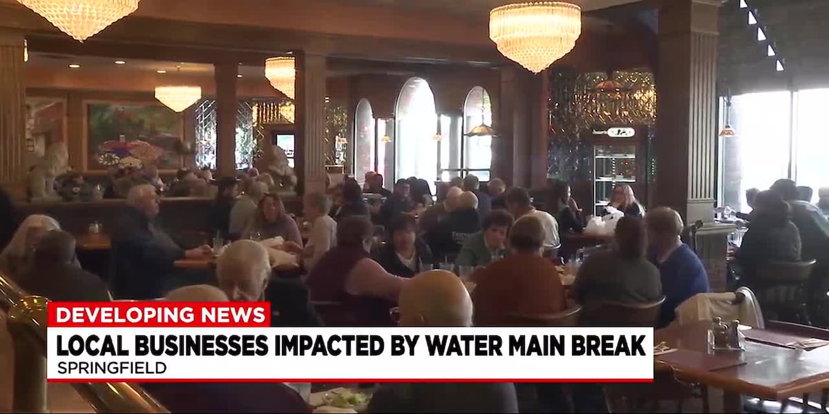 Water main break affecting businesses in downtown Springfield [Video]