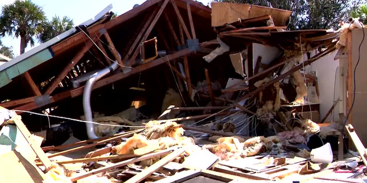 Couple survives near-death experience when tornado causes house to collapse on them [Video]