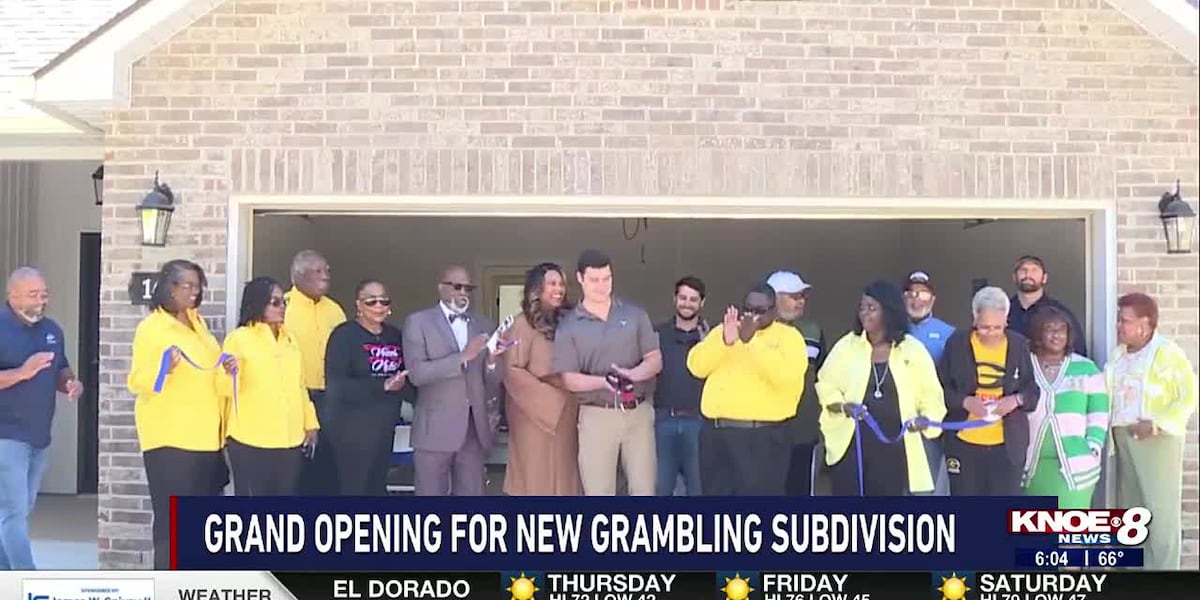 Grand Opening of new subdivision in Lincoln Parish [Video]