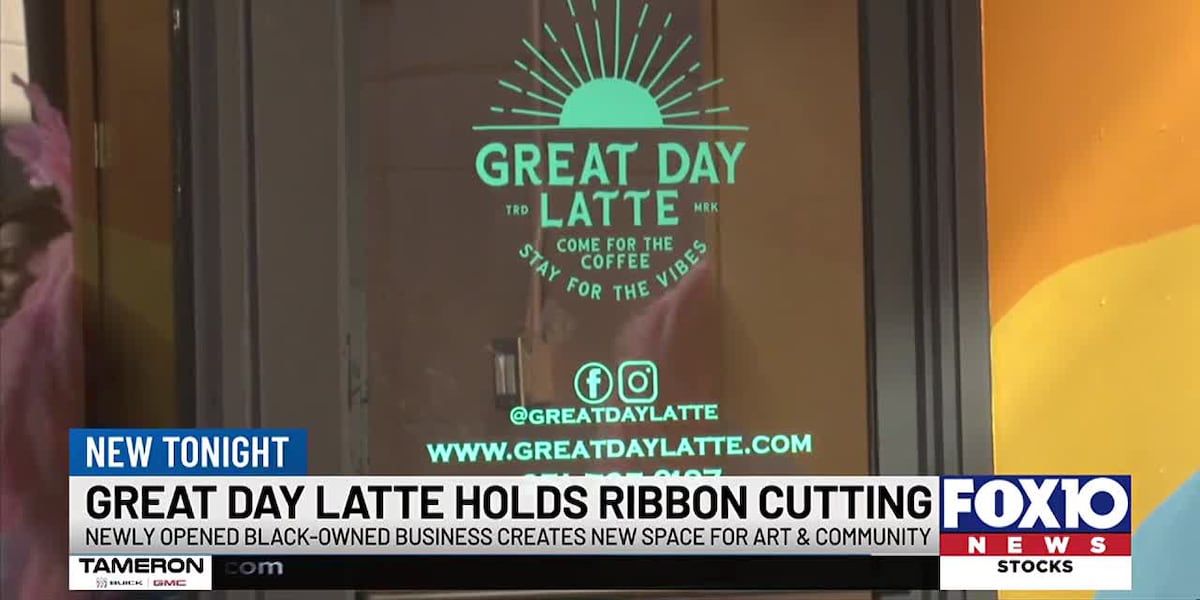 Great Day Latte holds ribbon-cutting ceremony [Video]