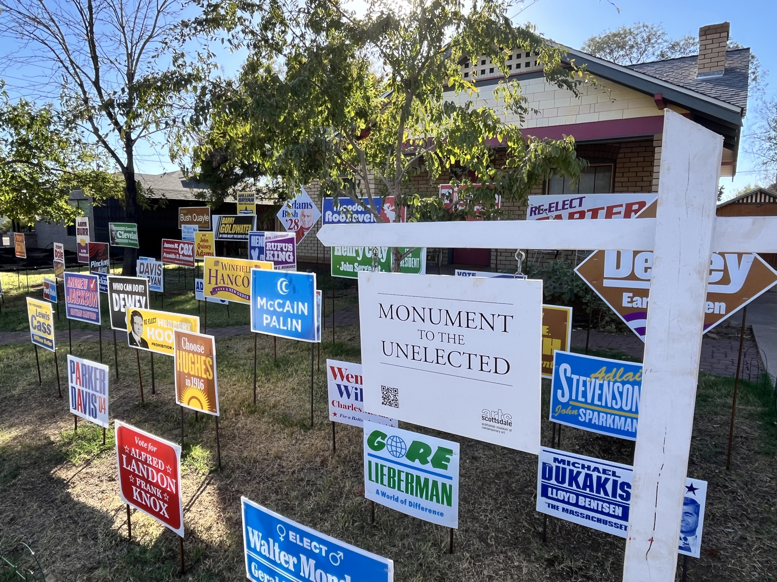 The Artist Building a Campaign Sign Graveyard: ‘Monument to the Unelected’ [Video]