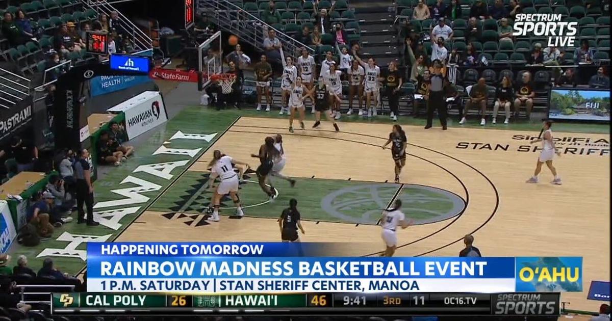 Rainbow Wahine Volleyball starts long road trip; Basketball Madness Saturday | Video