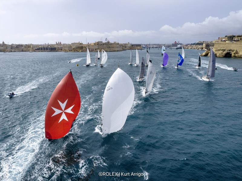 Fast exit in the 45th Rolex Middle Sea Race [Video]