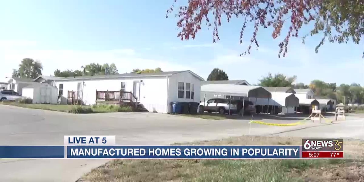 Omaha company providing manufactured homes in expensive housing market [Video]