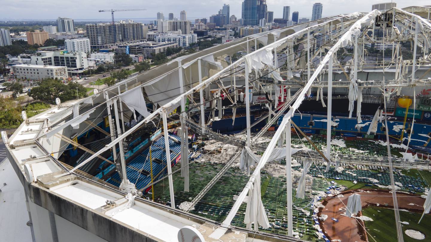 MLB wants the Tampa Bay Rays to play in the area if hurricane-damaged Tropicana Field is unfit  Boston 25 News [Video]