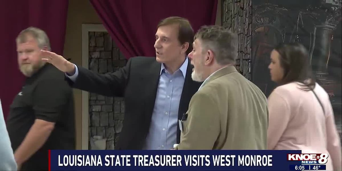 Louisiana State Treasure visits City of West Monroe [Video]