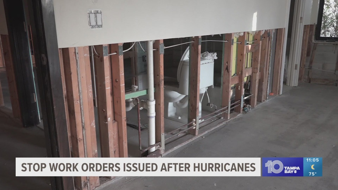 Stop Work Orders issued for Tampa Bay area residents during hurricane recovery [Video]