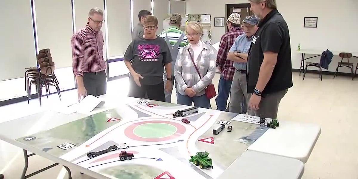 Iowa DOT plans to turn a major intersection into a roundabout [Video]