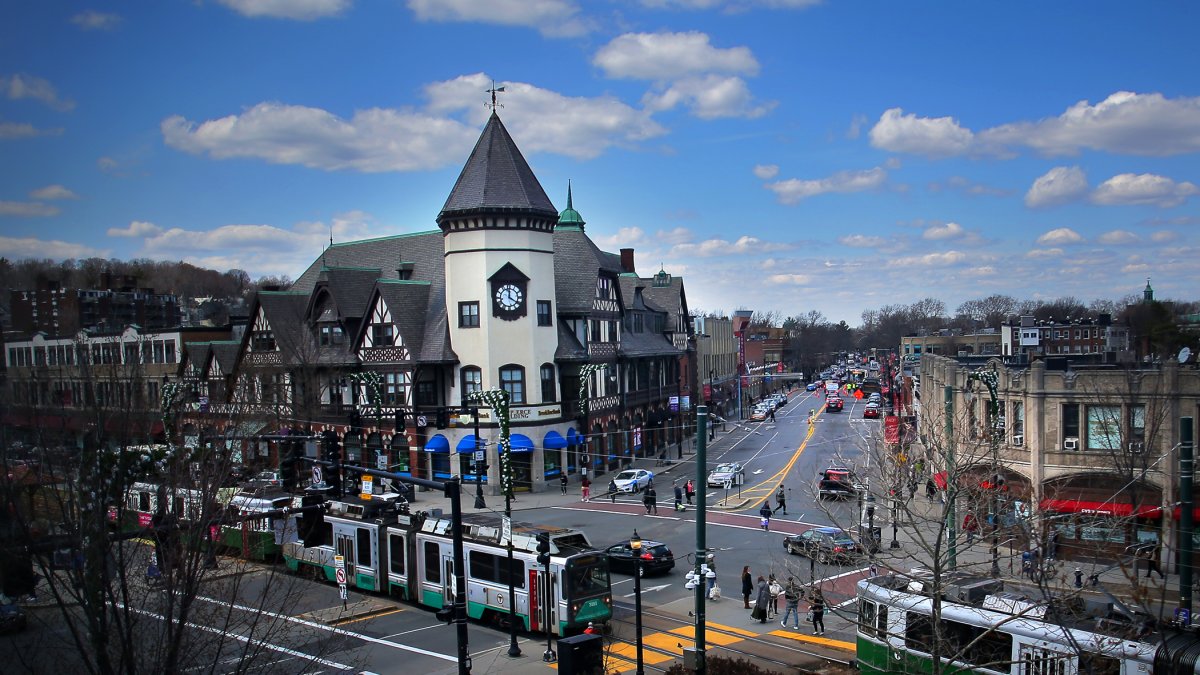 Brookline MA antisemitic stickers in Coolidge Corner  NECN [Video]