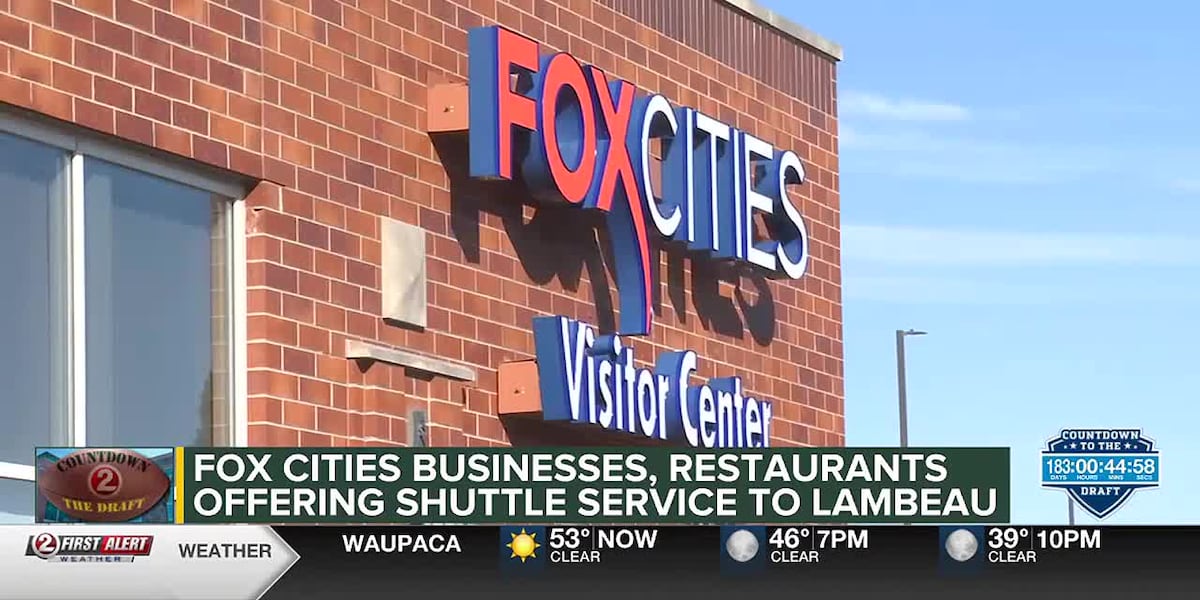 Countdown 2 The Draft: Fox Cities businesses, restaurants offering shuttle services to Lambeau [Video]