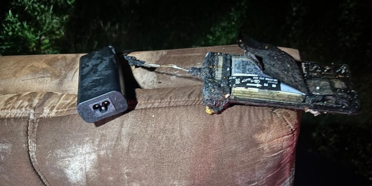 Cell phone charging between couch cushions sparks house fire [Video]