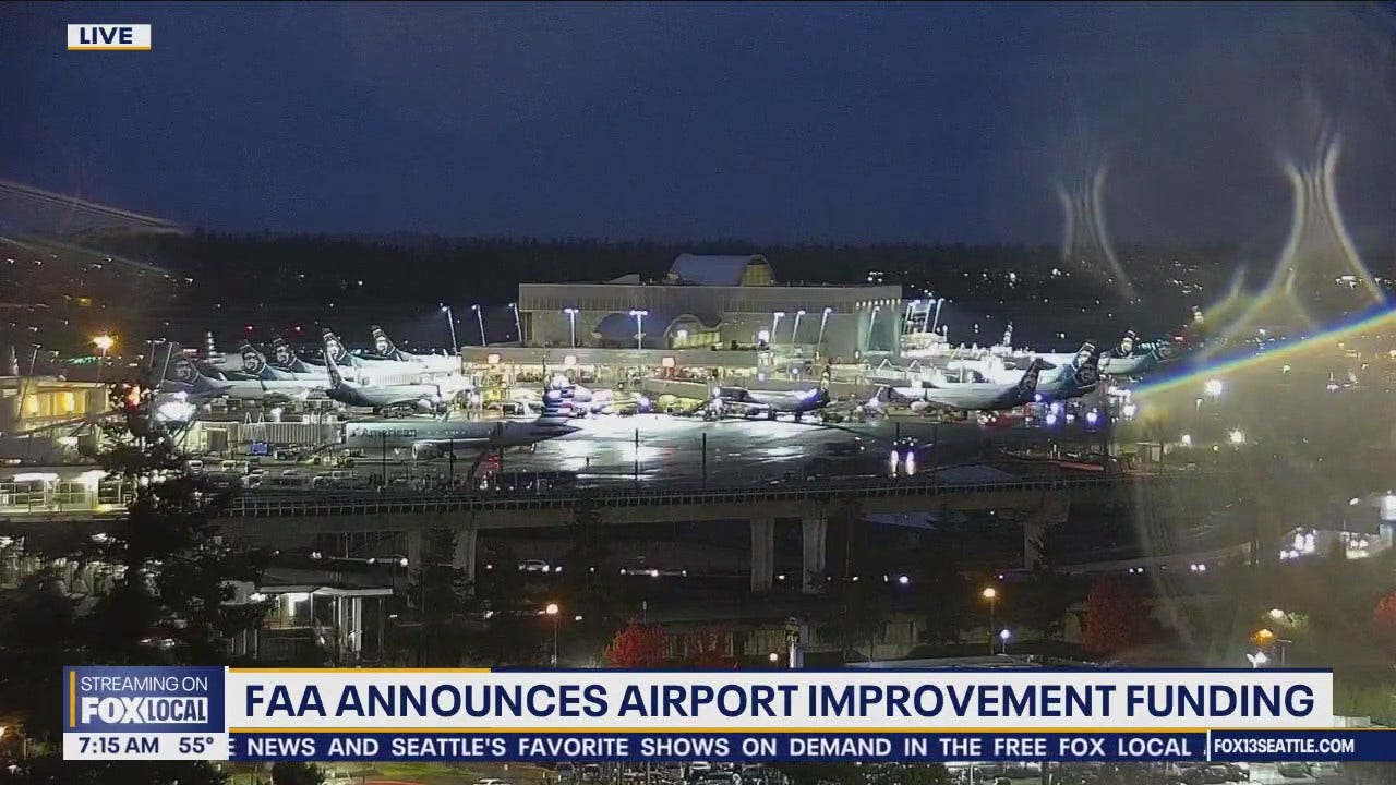 Sea-Tac getting FAA airport improvement funding [Video]