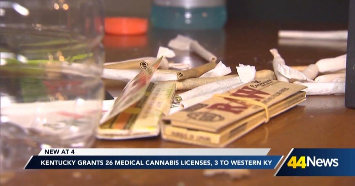 Kentucky grants 26 Medical Cannabis licenses, 3 in Western Kentucky | Video