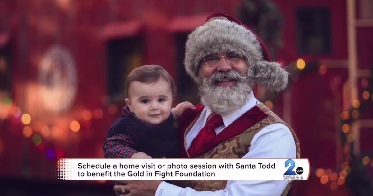 Book a visit with Santa Todd to help support kids with cancer [Video]