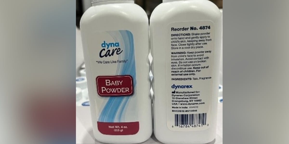 Baby powder recalled because it may contain asbestos [Video]