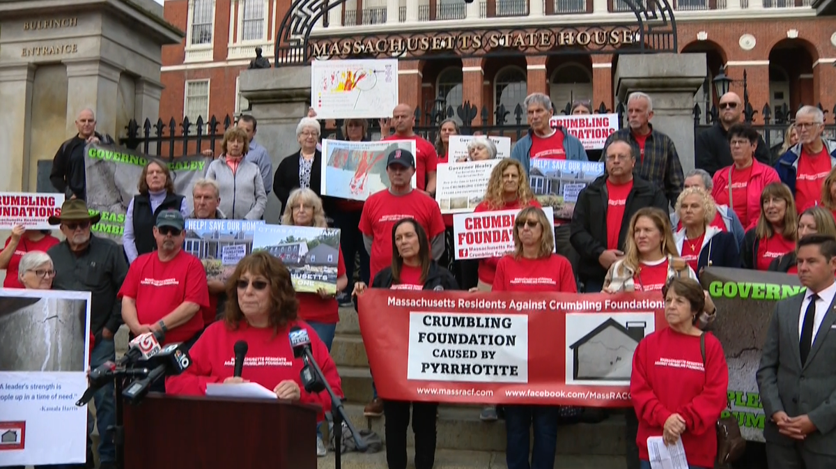 Homeowners with crumbling foundations ask Gov. Healey to take action [Video]