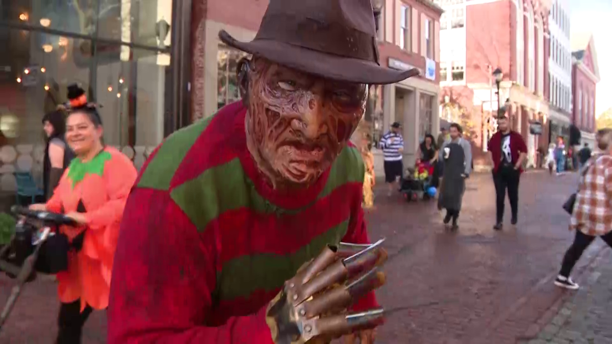 Halloween revelers head to Witch City as crews in Salem monitor brush fires [Video]