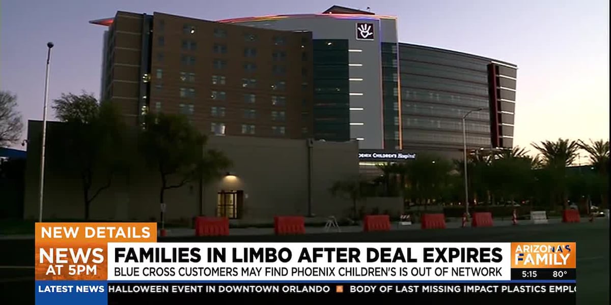 Arizona families in limbo after major insurer deal expires with Phoenix Childrens [Video]