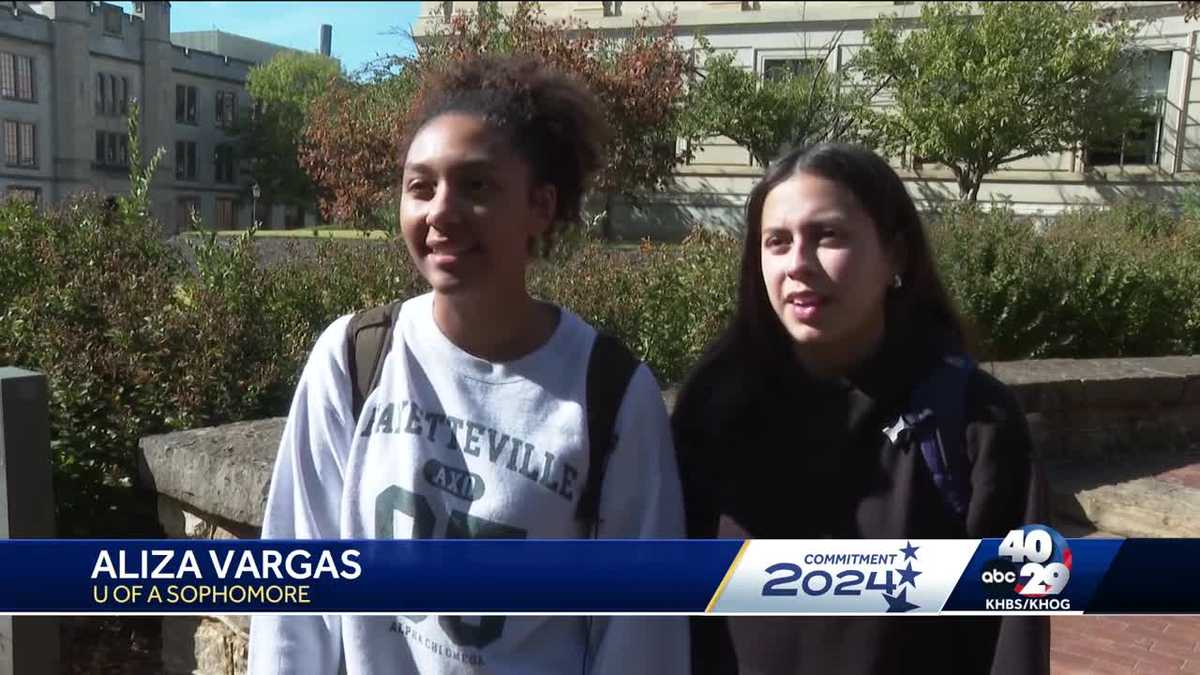 ‘Keep using our voice’ students at the University of Arkansas voting early [Video]