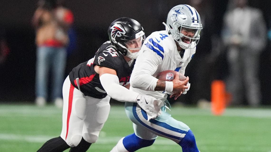 Dak Prescott goes out against Falcons with hamstring injury [Video]