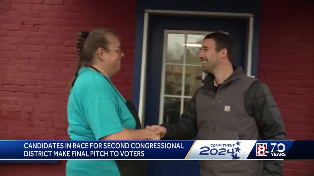 One day from election, Golden and Theriault make final pitch to voters [Video]