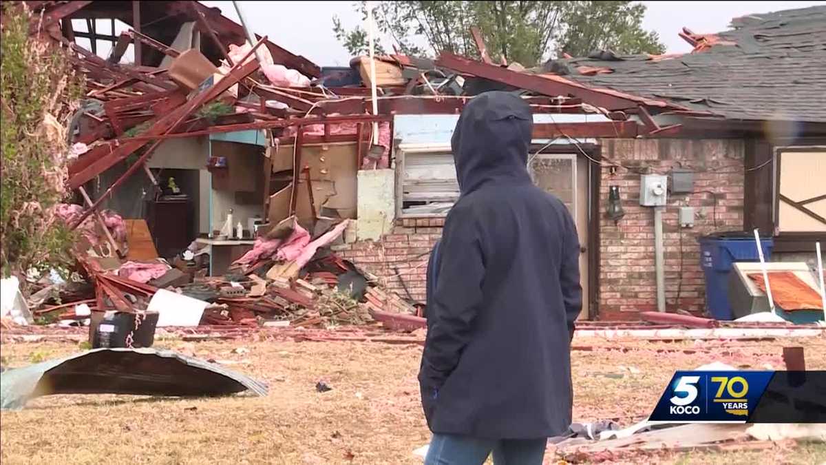 Harrah homeowner details moments after tornado damaged his house [Video]