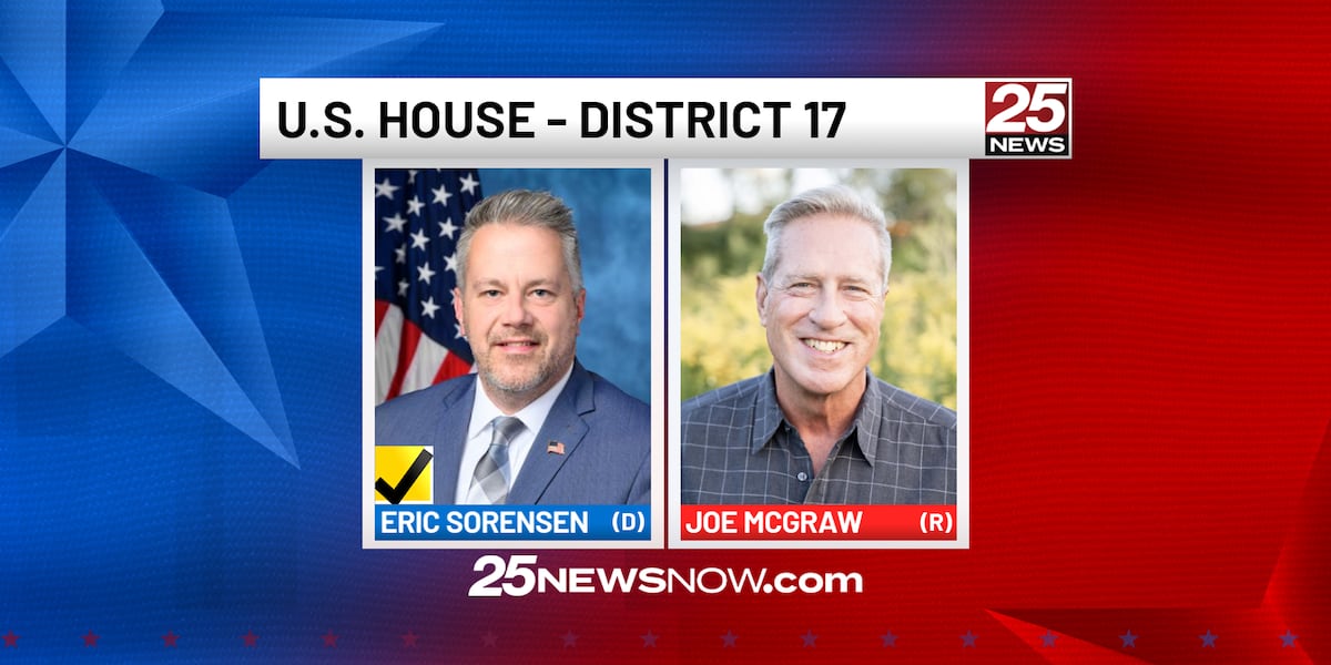 17th Congressional District stays in Democratic hands as Sorensen defeats McGraw [Video]