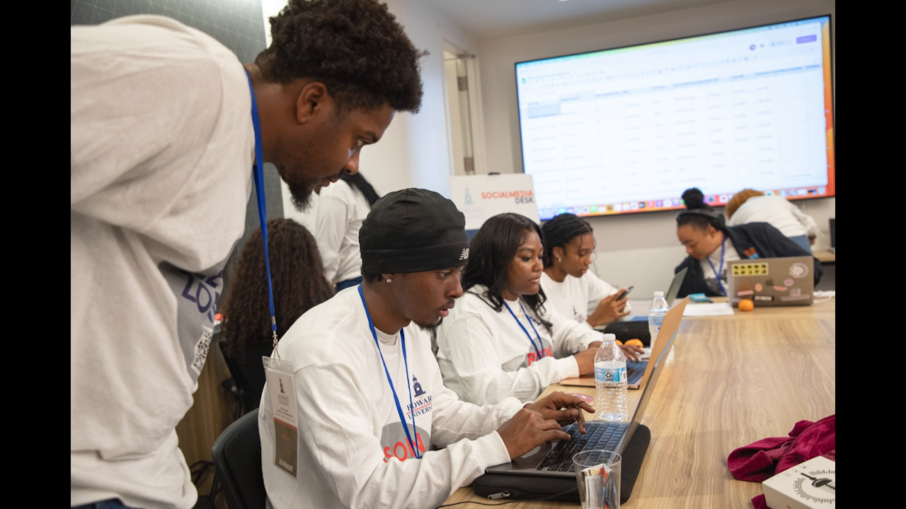 Howard University Election Coverage Behind The Scenes [Video]