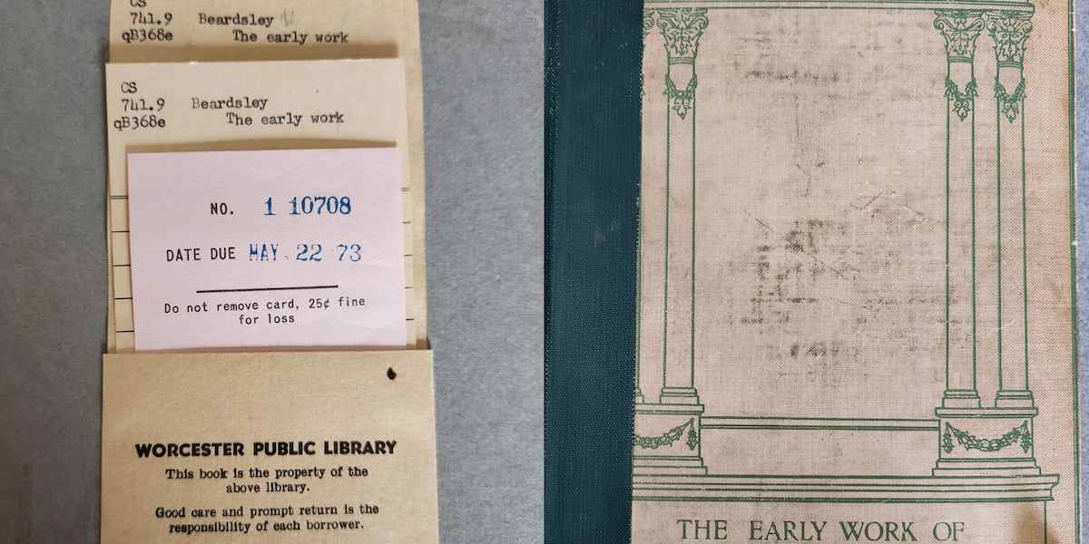 Library book from 1899 returned five decades late in great condition [Video]