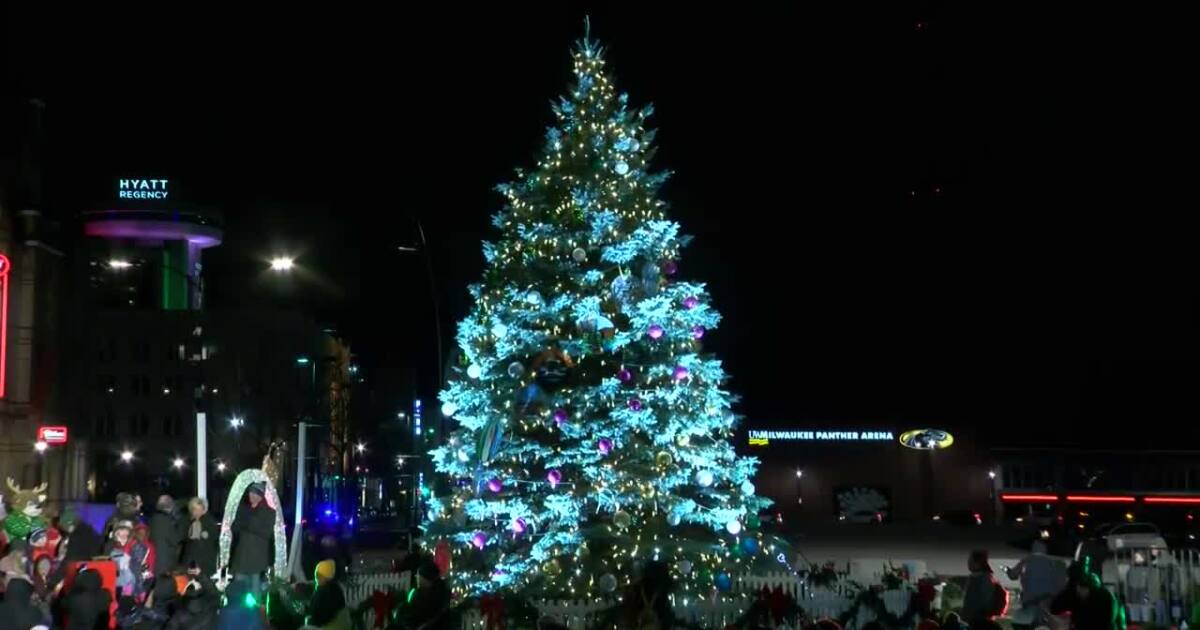 Milwaukee’s Christmas tree will fall in the woods Tuesday, will it make a sound [Video]