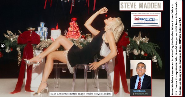 Steve Madden Announces Accelerating Production Move From China to U.S. Due to Trump-MAGA Win; Hamid Enayat on Shift from Biden-Harris Policies on Energy-Iran; Includes More MHVille Related FEA [Video]