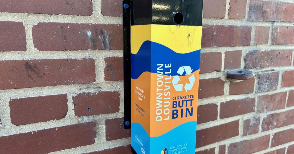 Downtown Louisville launches ‘Butt Bin’ program to curb cigarette litter, boost recycling | News from WDRB [Video]