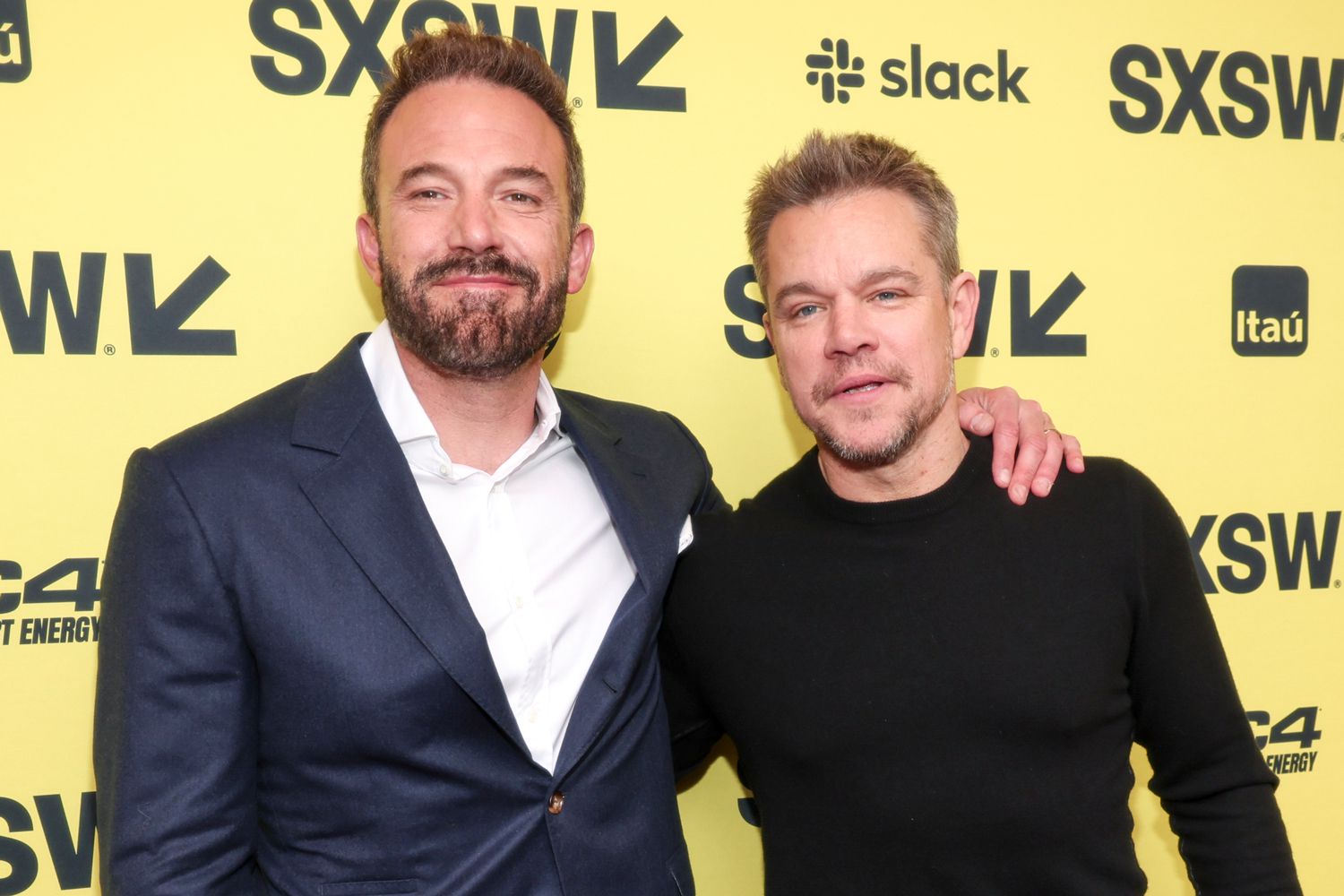 Ben Affleck, Matt Damon Reveal Bromantic Reason They Got Into Business Together [Video]