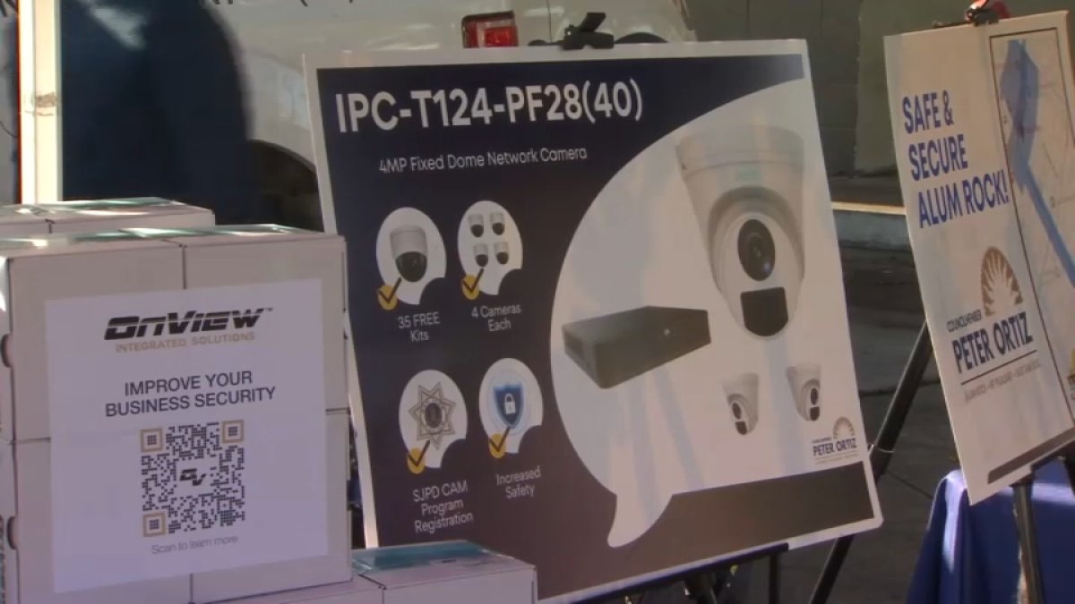 East San Jose business district gets free security cameras to deter crime  NBC Bay Area [Video]