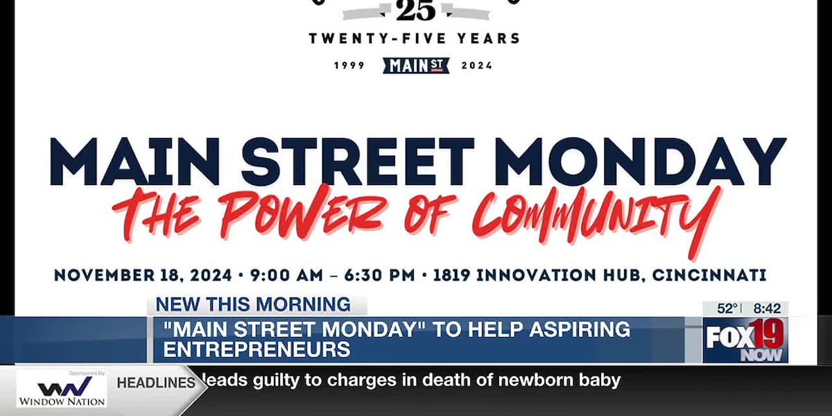 ‘Main Street Monday’ to help aspiring entrepreneurs [Video]