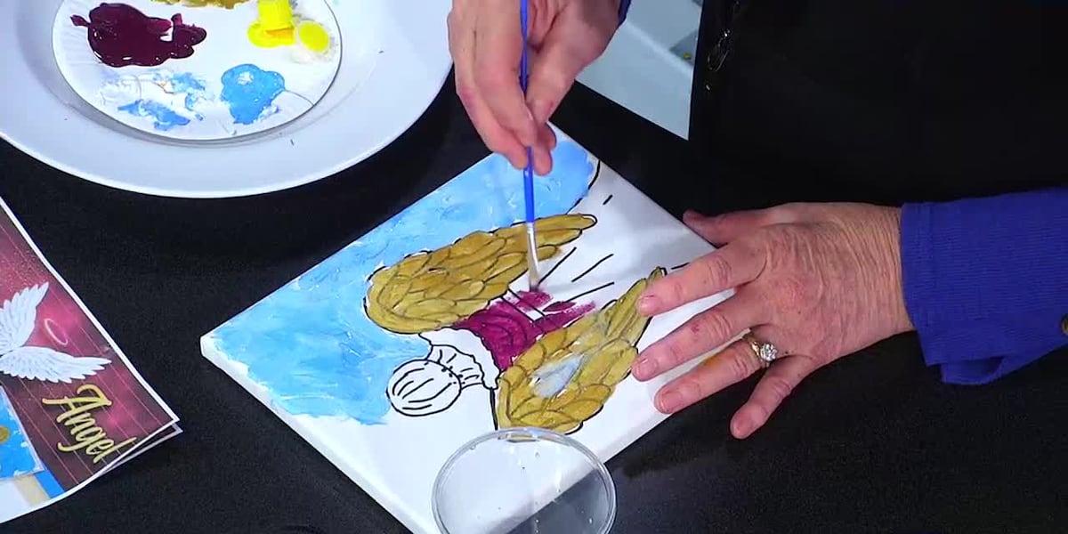 Holiday painting activity with artist Kym Easter [Video]