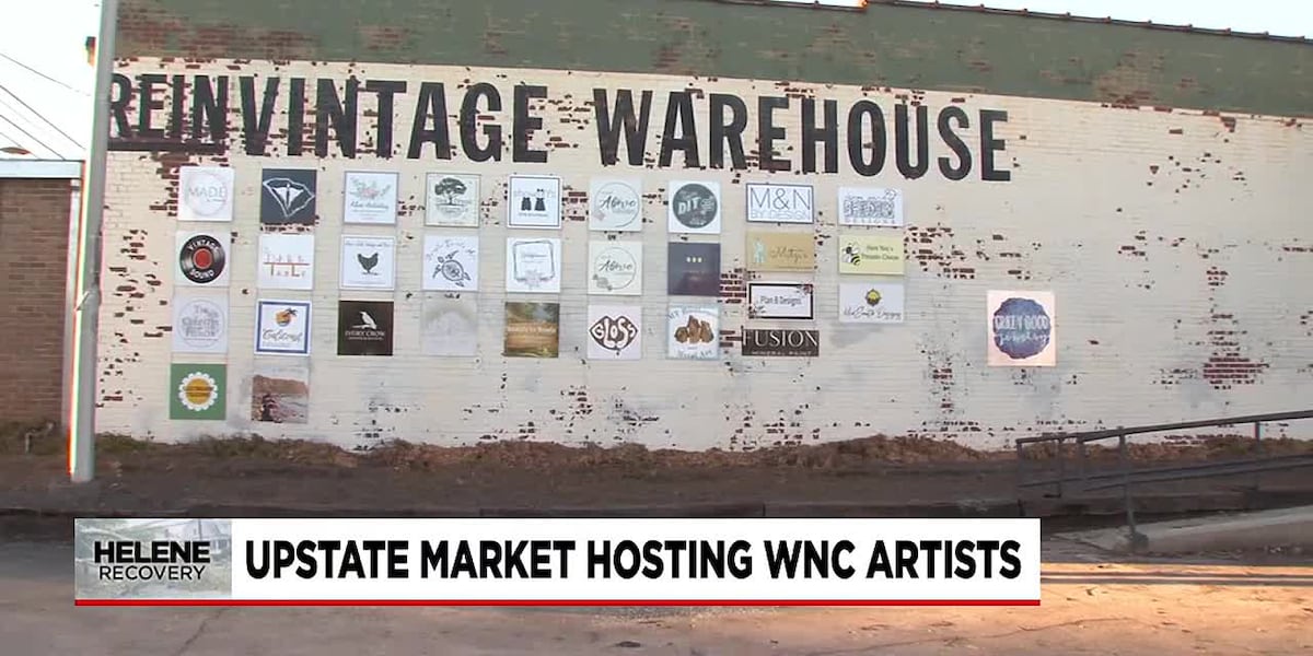 Spartanburg business host Carolina Strong Market, supporting artists after Helene [Video]