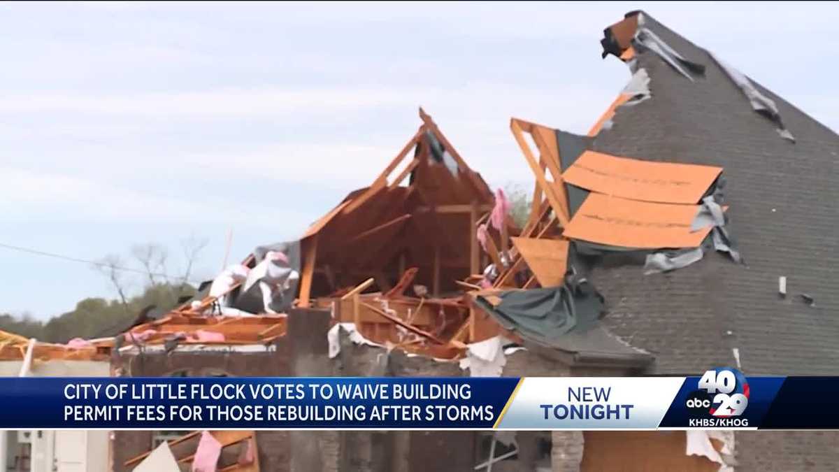 Little Flock to waive building permit fees for storm victims [Video]