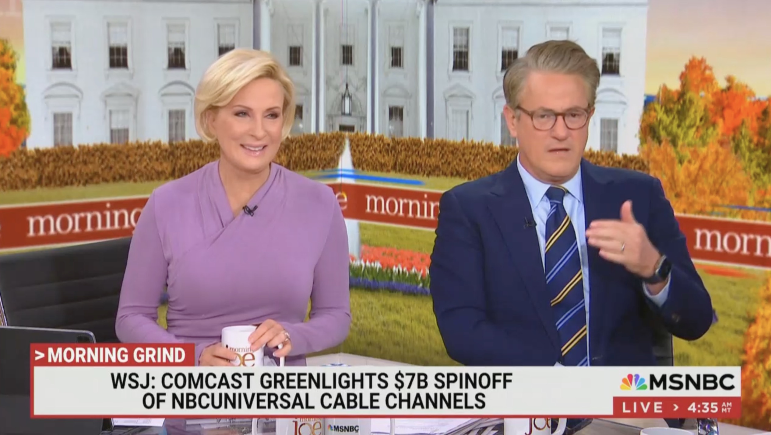 Morning Joe Awkwardly Jokes About Comcast Selling Off MSNBC [Video]