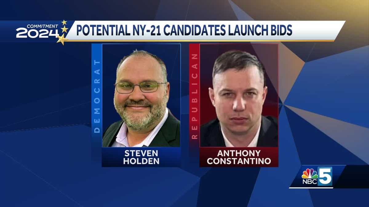 Steve Holden, Anthony Constantino vie for party nominations in NY-21 special election [Video]