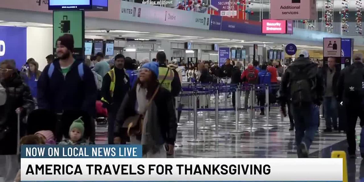 Millions head to the airports for Thanksgiving travel [Video]