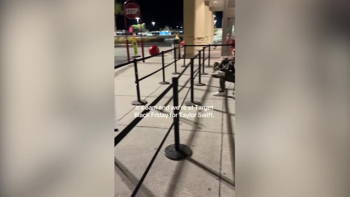 Taylor Swift fans camp outside Target for Black Friday Eras Tour items | Lifestyle [Video]