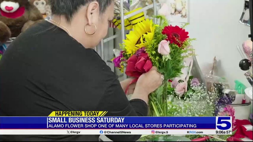 Alamo flower shop one of many participating in Small Business Saturday [Video]