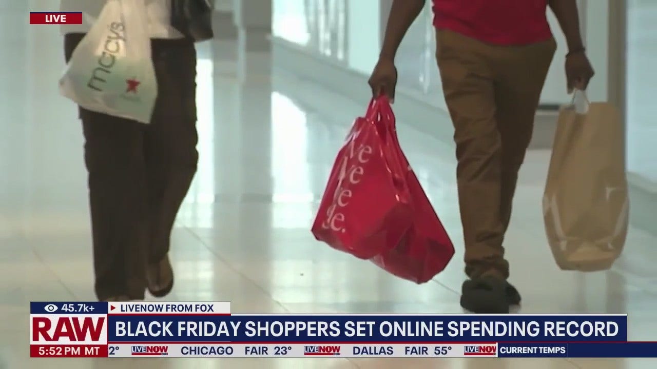 Black Friday shoppers set online spending record [Video]