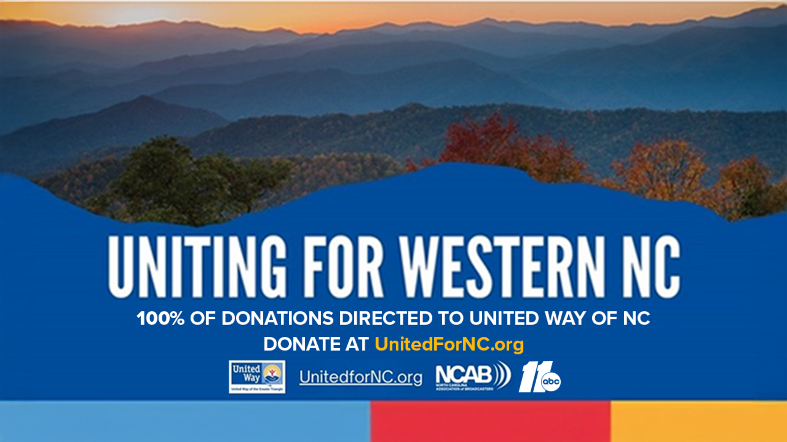 Giving Tuesday | United for Western North Carolina: ABC11 teams with NCAB and 100% of donations go toward helping WNC [Video]